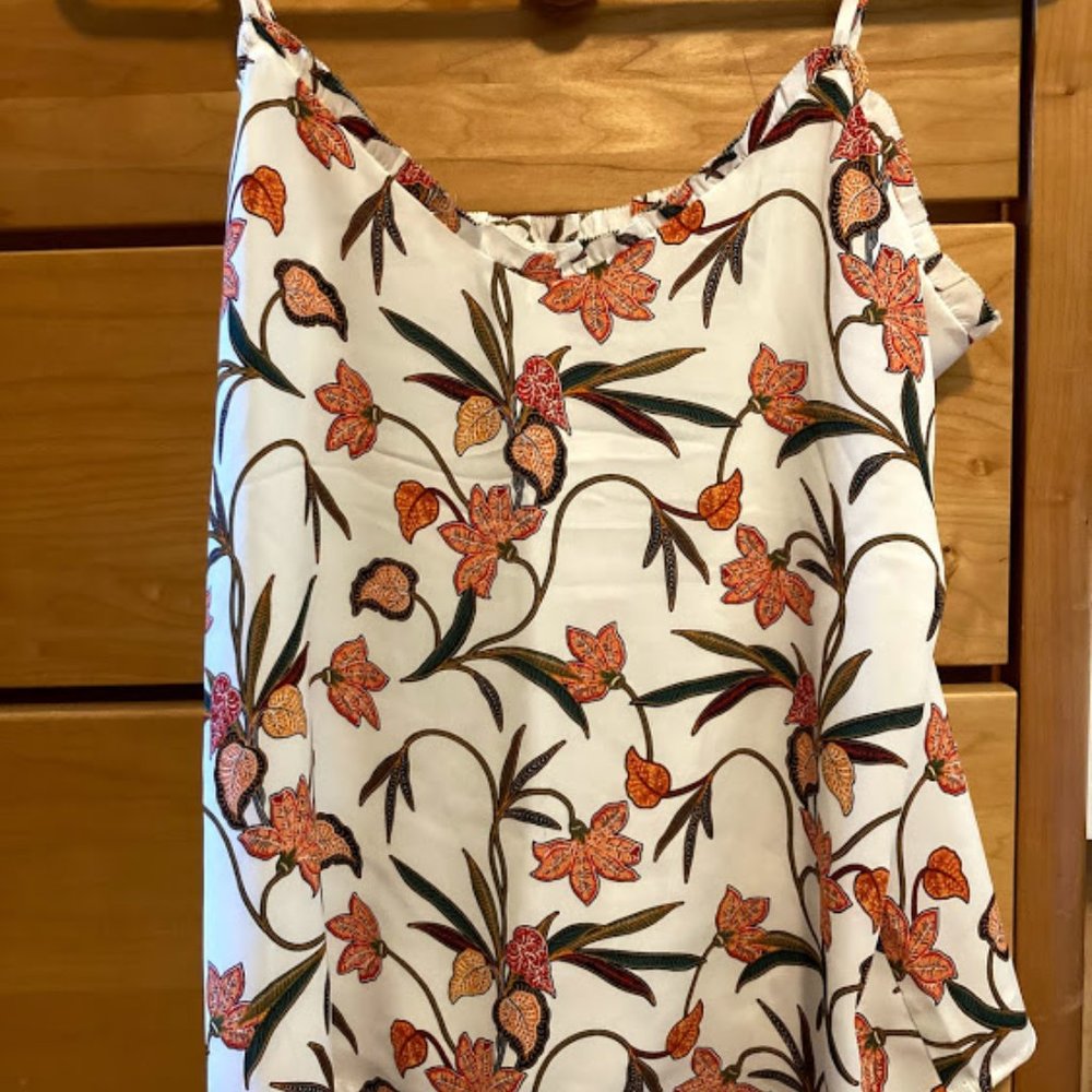 Ann Taylor Loft Floral Tank Top